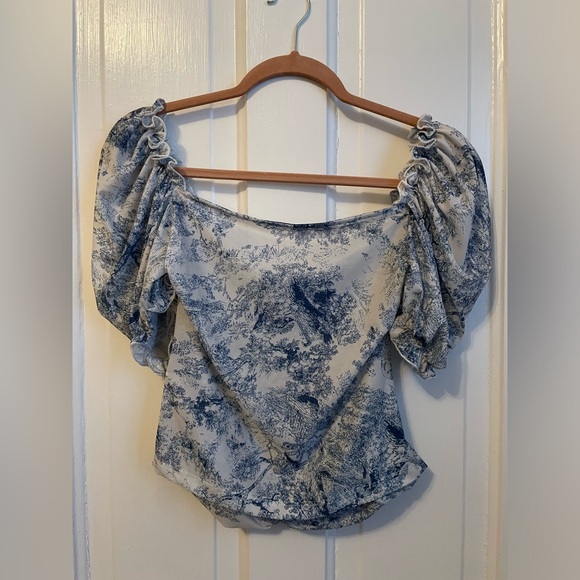 2 for $6 NWOT Ruched Cropped Top - Picture 7 of 9